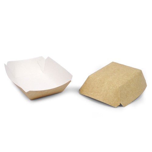 Fast food cardboard tray