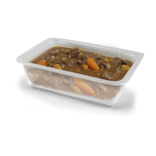 Polypropylene heat-sealable trays