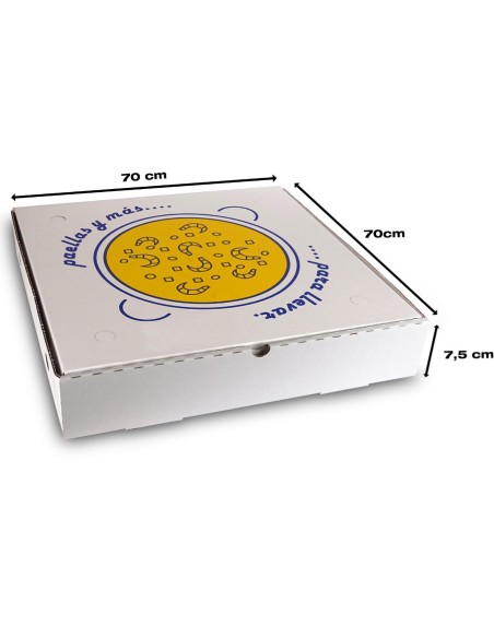 Cajas cartón paella