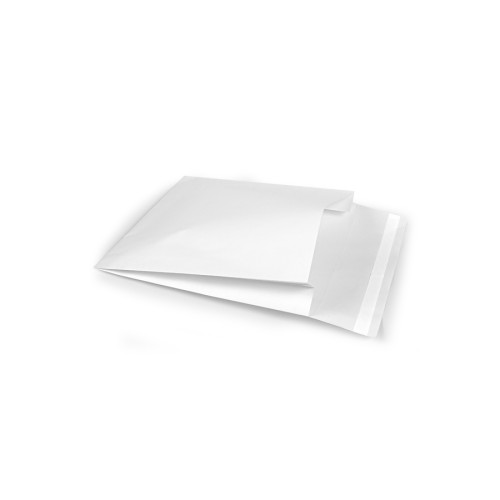 White e-commerce envelopes with adhesive flap...