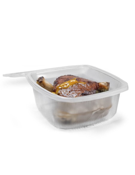 Reusable polypropylene containers with lid and hinged lid (Microwaveable)