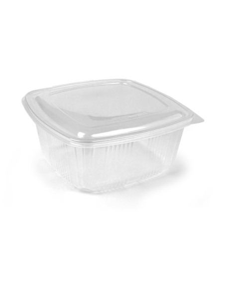 Envases con tapa y bisagra de polipropileno reutilizables (Aptos para Microondas) 1500 ml