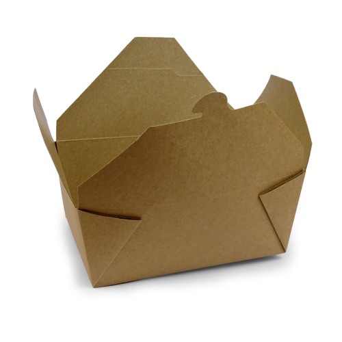 Take away packaging cardboard with polyethylene