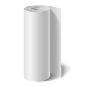 Rolo de papel de marquesa de 1 folha com pré-corte de 1 metro