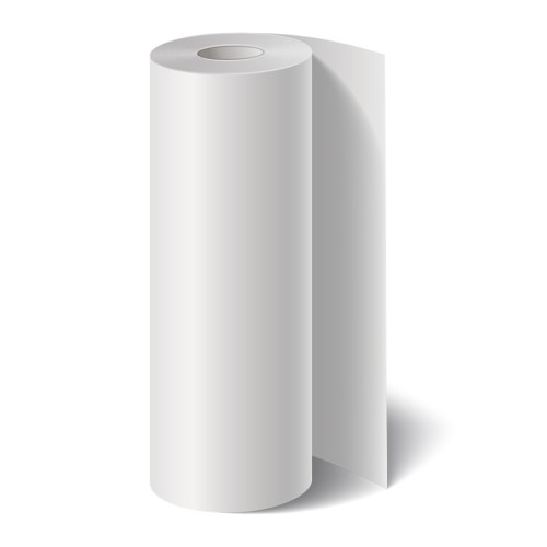 Rolo de papel de marquesa de 1 folha com pré-corte de 1 metro