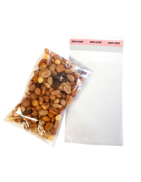 Sacos de polipropileno biorientado com aba adesiva