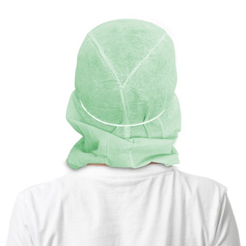 Non-woven hood cap with IIR face mask