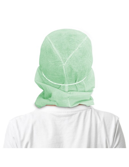Non-woven hood cap with IIR face mask