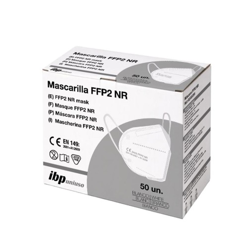 Mascarilla FFP2 Blanca caja retail
