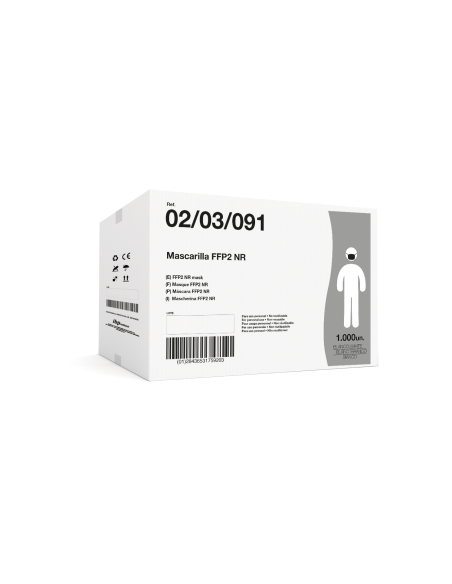 Mascarilla FFP2 Blanca caja externa