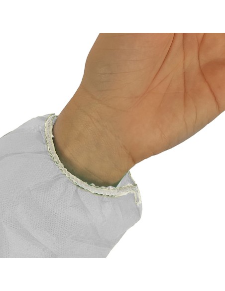 ▷ Bata de proteção saúde em TNT de polipropileno fecho dorsal com atilhos | Uniuso