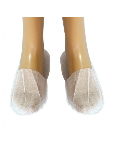 Shoe store polyethylene try-on socks