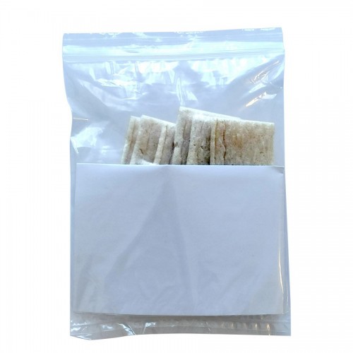 Ziplock polyethylene bags with pocket