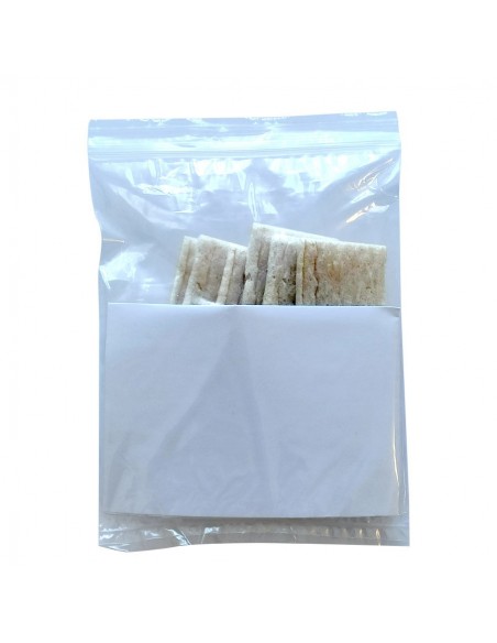 Ziplock polyethylene bags with pocket