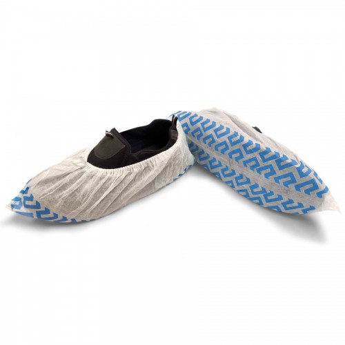 Cubrezapatos de Polipropileno con suela Antideslizante color blanco