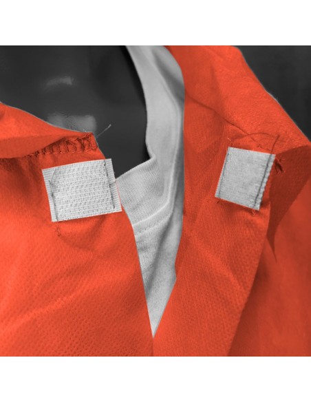 Non-woven SPP labcoat industry without pockets 35 gr