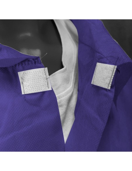 Non-woven SPP labcoat industry without pockets 35 gr