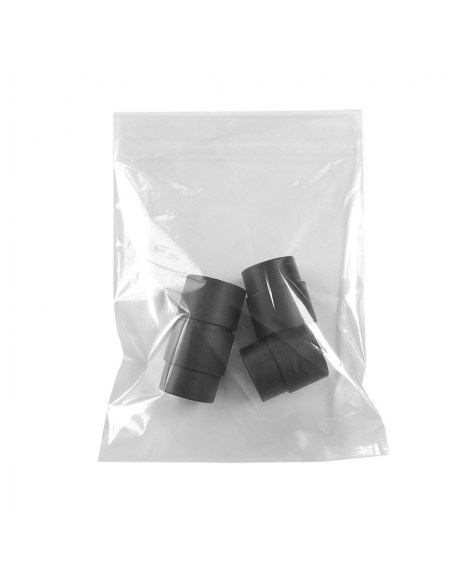 Polyethylene bags with adhesive flap