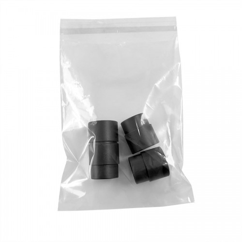 Polyethylene bags with adhesive flap