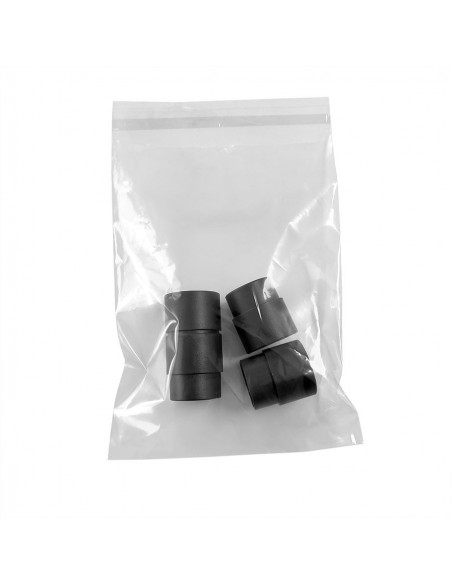 Polyethylene bags with adhesive flap