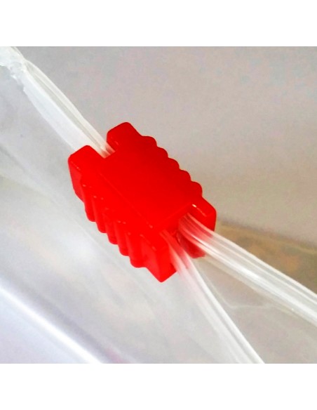 Bolsa de polietileno con cierre cursor de cremallera