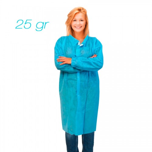 Non-woven SPP labcoat visitor 25 gr