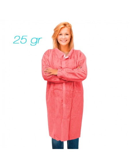 Non-woven SPP labcoat visitor 25 gr