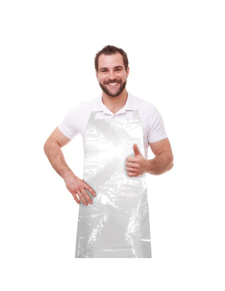 Polyethylene apron in rolls