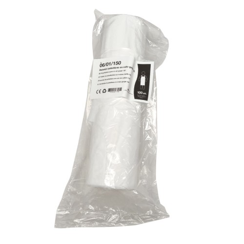 Polyethylene apron in rolls