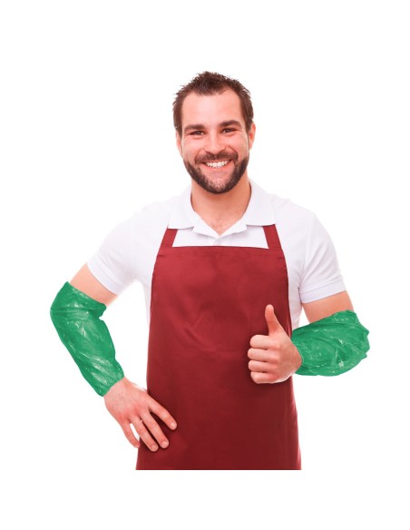 Manguitos de Polietileno en color verde