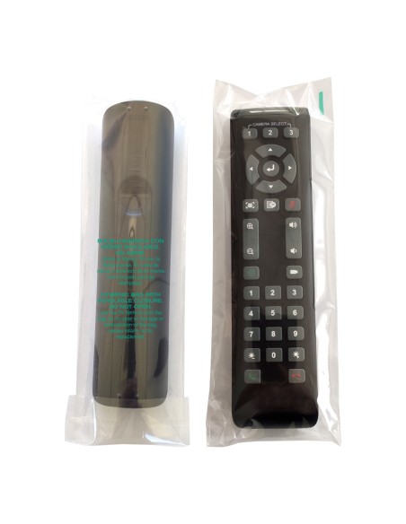 Tamper-evident protective TV remote control bags made of cast polypropylene