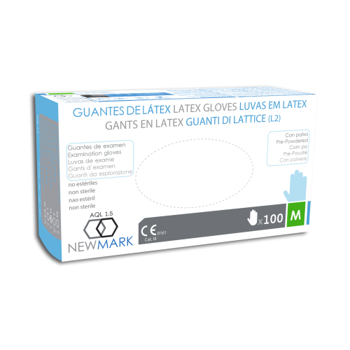 Guantes de Látex c/polvo, 5gr, AQL 1.5