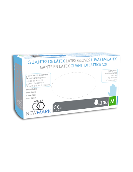 Guantes de Látex c/polvo, 5gr, AQL 1.5
