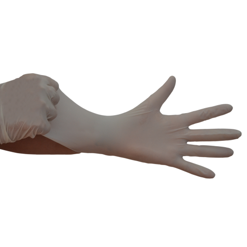 Latex Gloves w/powder, 6gr, Extra Strong, 1.5 AQL