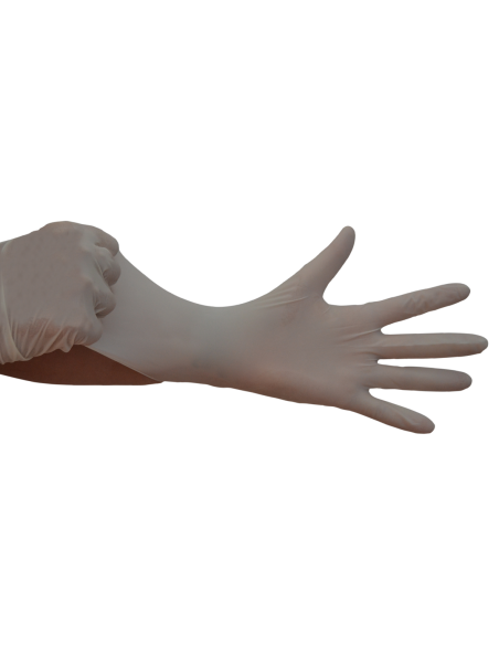 Latex Gloves w/powder, 6gr, Extra Strong, 1.5 AQL