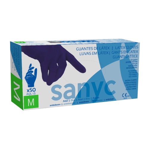 Latex Gloves, Powder Free, Extra Strong, 28cm length, 15gr, 1.5 AQL