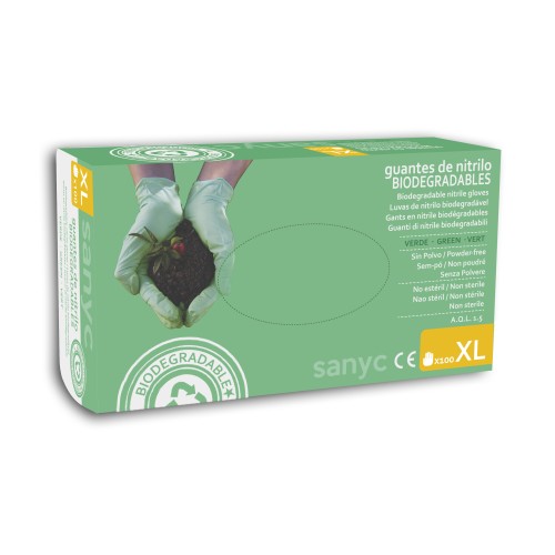 BIO Powder Free Nitrile Gloves, 35gr, AQL 1.5