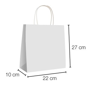 Bolsas papel kraft de asa...