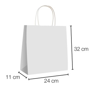 Sacos papel kraft com asa...