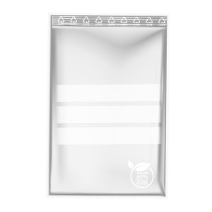 50% Recycled Ziplock...