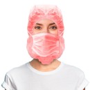 Non-woven hood cap with IIR face mask