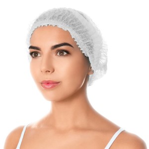 Gorro Recogepelo en TNT de Polipropileno plegado en acordeón UNIBÁSICO