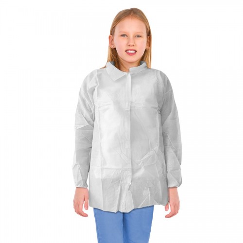 Non-woven cadet labcoat 35 gr