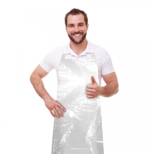 Polyethylene apron