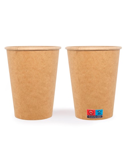 Cardboard cups for hot beverage