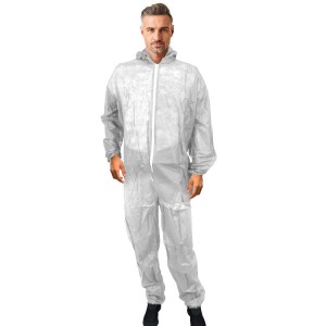 Non-woven coverall with...