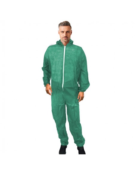 Non-woven coverall with hood 35 gr