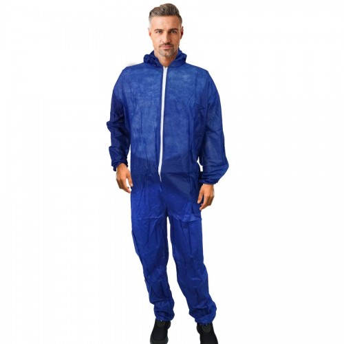 Non-woven coverall with hood 35 gr