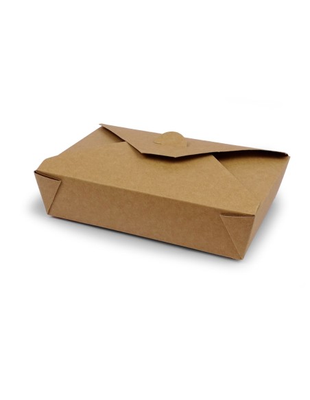 Take away packaging cardboard with polyethylene