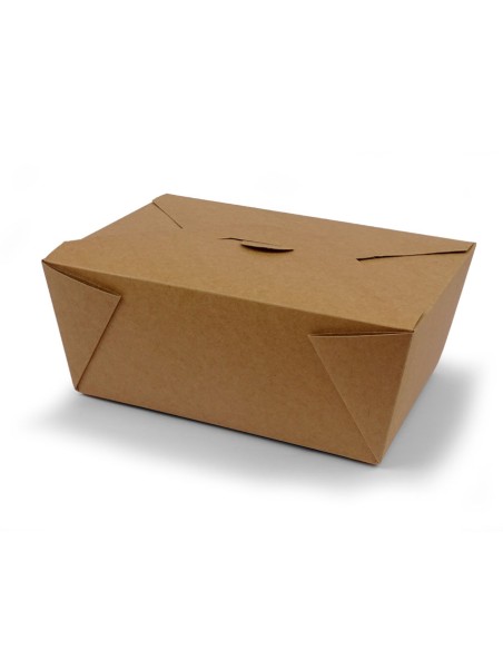 Take away packaging cardboard with polyethylene